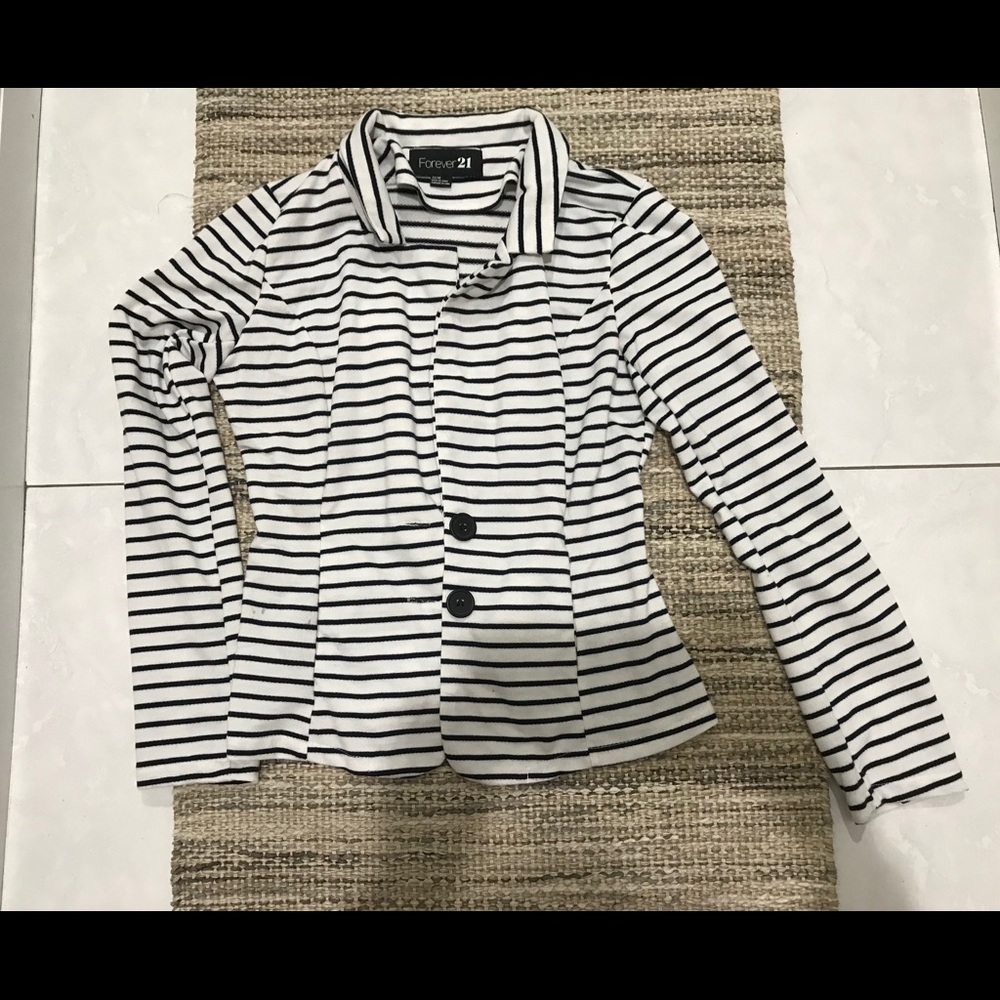 Forever 21 Striped Blazer
